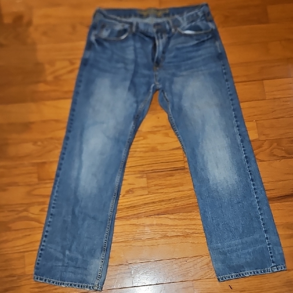 American Eagle Outfitters Men's Straight Blue Jeans 34x32